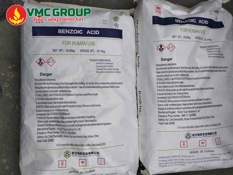 Mua Acid benzoic tại Việt Mỹ chất lượng cao
