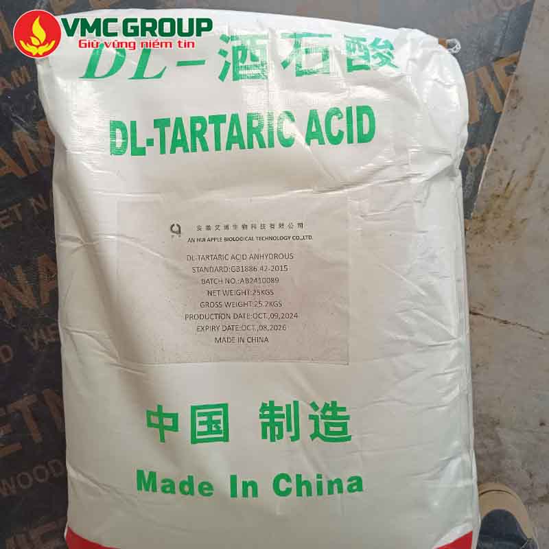 Báo giá Tartaric Acid mới nhất