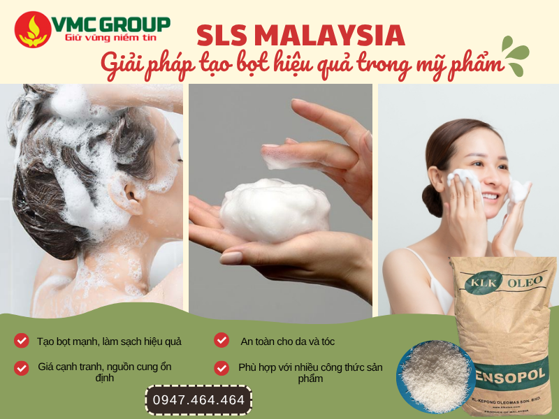 SLS Malaysia trong mỹ phẩm có an toàn không