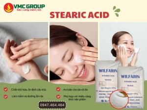 Công dụng của Stearic Acid trong mỹ phẩm