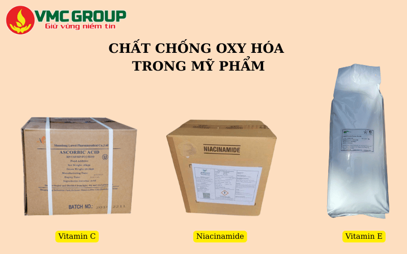 Các loại chất chống oxy hóa trong mỹ phẩm